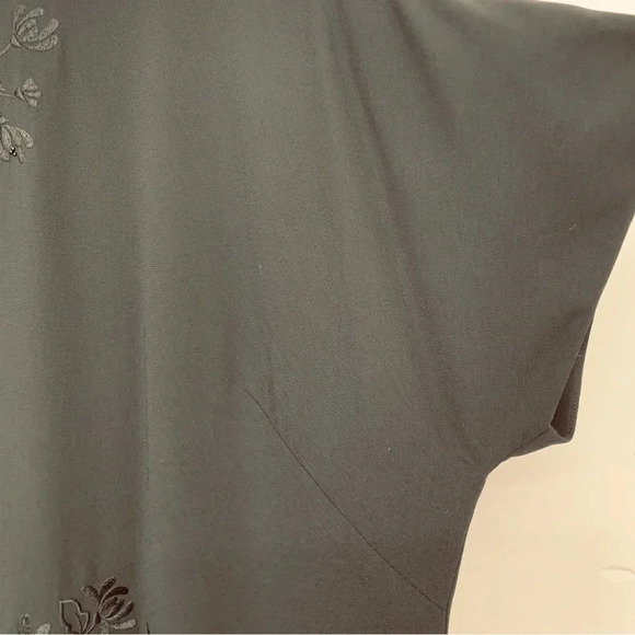 Jones NY Dress Womans‎ Plus Size 22W  Black Classic Midi Back Zip Formal - Picture 4 of 11